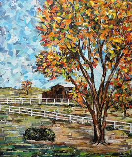 collage, placerville, ranch, landscape, eileen downes